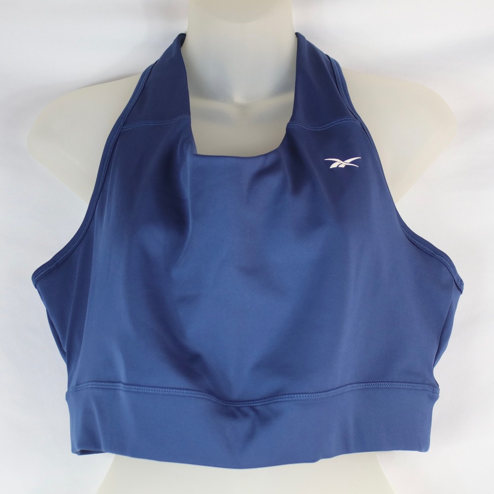 Reebok Batik Blue Speedwick Running Racerback Sports Bra Women's Size 2X - NEW
